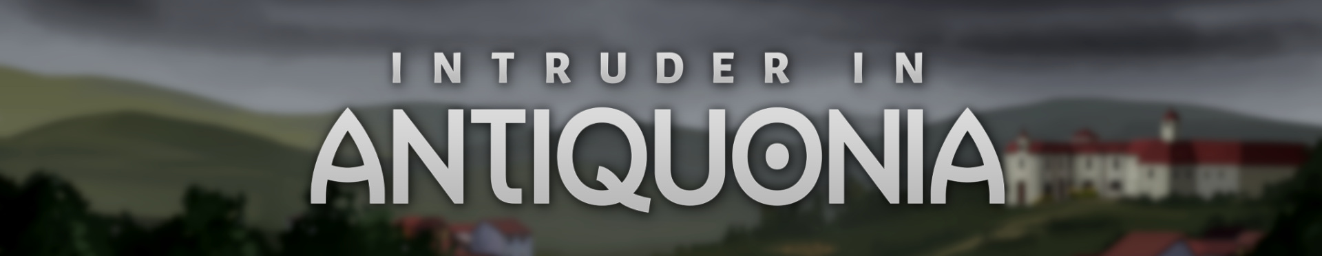 Intruder in Antiquonia press kit header.