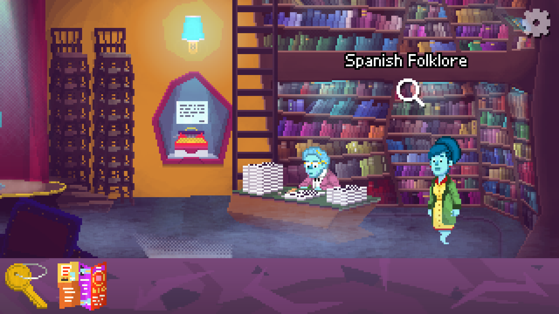 The library at the afterlife.