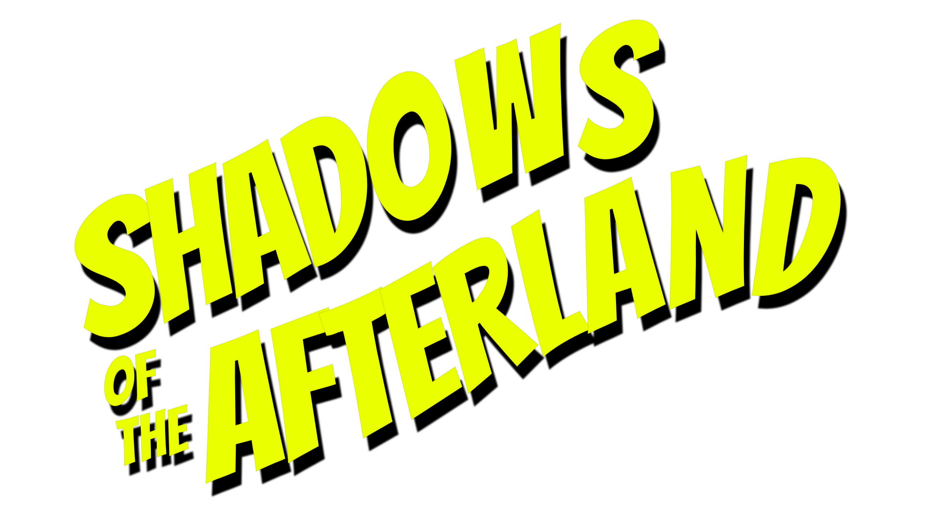 Shadows of the Afterland logo with drop shadow.