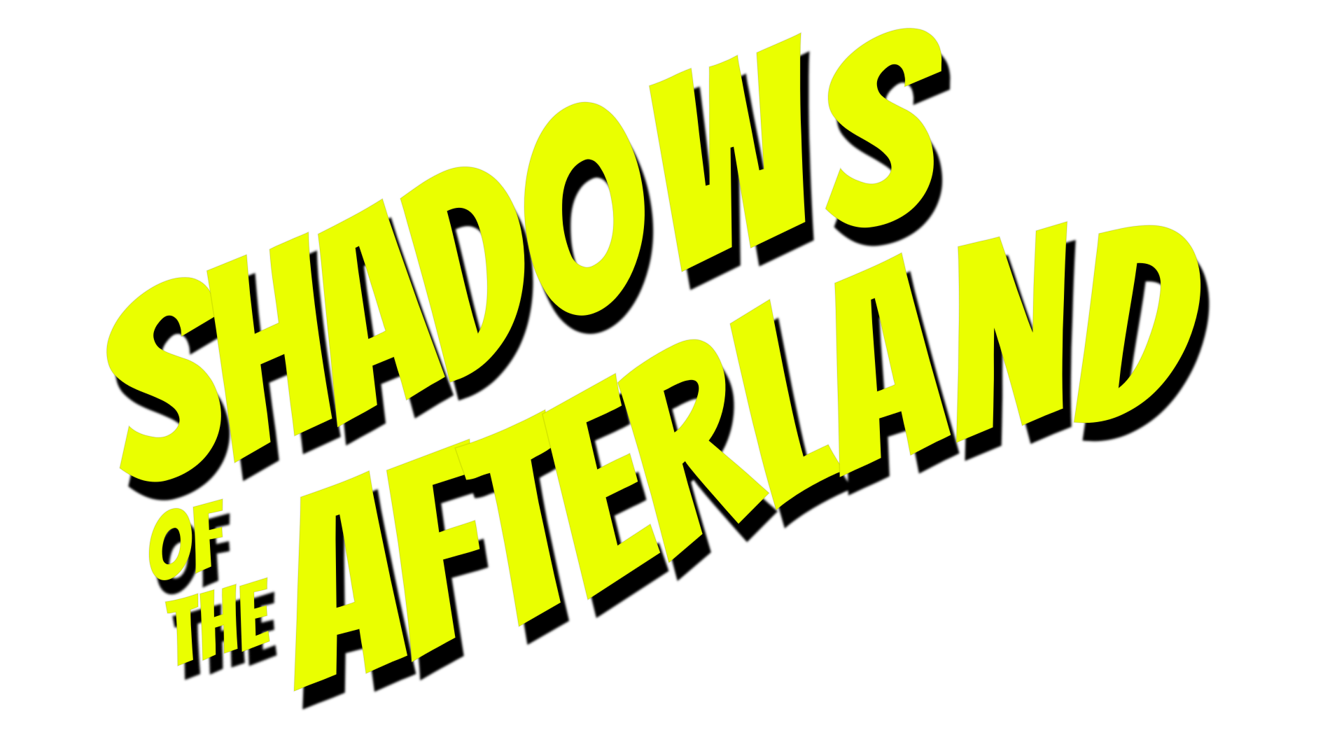 Shadows of the Afterland logo with drop shadow. Shadows of the Afterland logo with drop shadow.
