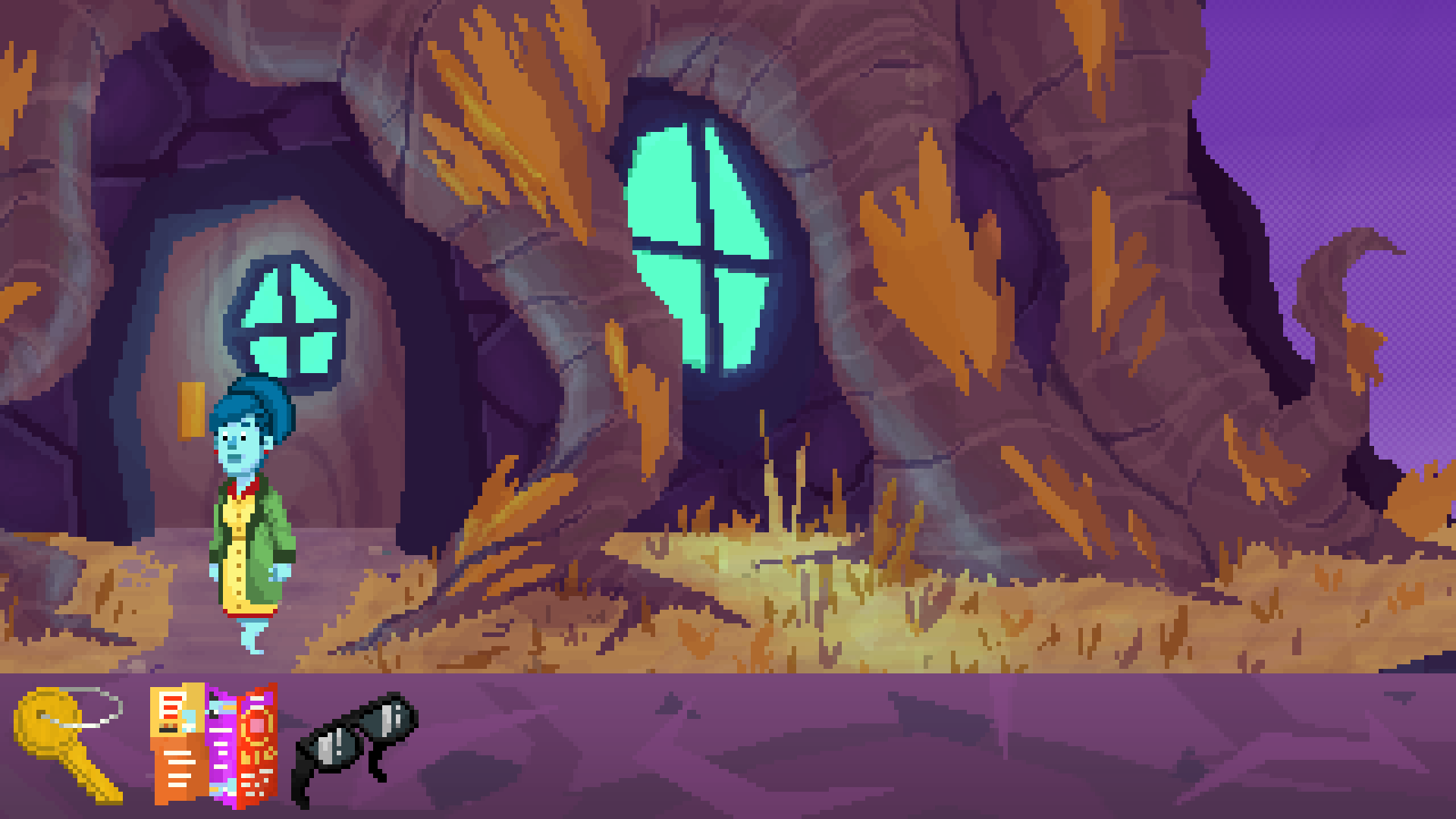 A mysterious treehouse.